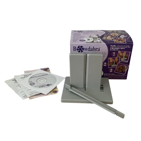 Bowdabra Bowmaker and Craft Tool Set With DVD Instruction Booklet Gifts Wreaths - Picture 1 of 8